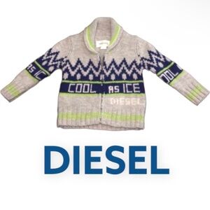 Authentic Diesel baby boy designer sweater 6 months